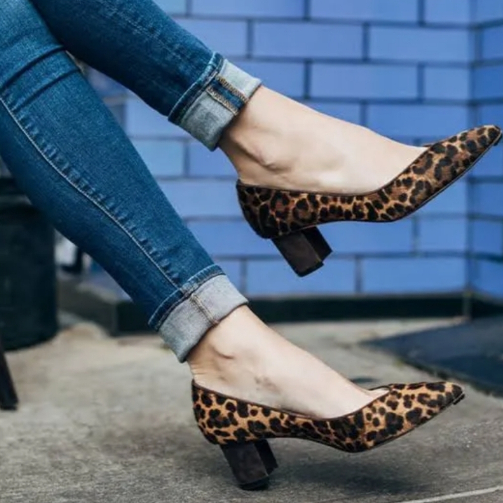 Sarah Flint Perfect Emma Leopard Calfhair Shoes
